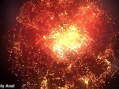 Taissia savors cum after intense ass to mouth action. Her sexy body glistens in the aftermath.