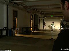 I got my busty slave tied up an dp pounded her so rough!