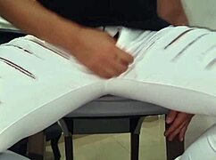 Anal close-up with intense cumshot on sexy guy