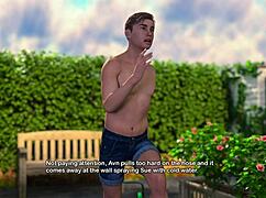 My bimbo dream 10 - hot stepmom milf with beautiful fake tits flashes me while i do gardening she wants to try her stepsons cock