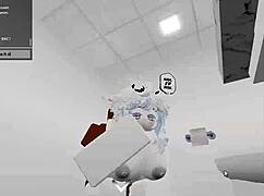 hot blonde nurse in lingerie fucks young patient to orgasm and cum.