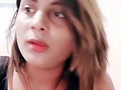 indian babe with big tits and ass dances naughtily while sucking, fucking, and teasing her pussy