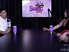 My hot roommate in dorm drives Isis Sun to super squirt 😍 She rides and dives into muff with creampie.