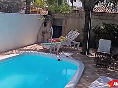 Luana agreed to a deal to avoid paying the bill, and we had a close encounter.