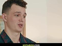 Stepmom Catches Stepson in Deceitful Act with Short Hair and Big Ass Bent Over.