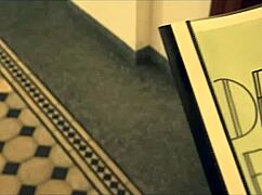 debt4k brunette cheats orally