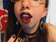 I Swear, This Young Goth’s Huge Puffy Nipples in That Dress… I Can’t Even!