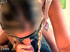 Wife Devours Husband's Massive Cock!