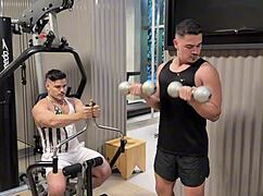 Horny In The Gym: Brazilian Fat Ass Dominated With Anal Kissing And Cock Play