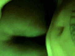 An older woman enjoys a homemade video session