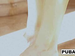 amazing redhead jayden solos in bathtub nude