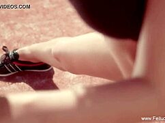 this redhead's tasting the cumshot after a hot blowjob