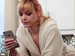 picture perfect soft takes forbidden selfies and engages in deep activity.