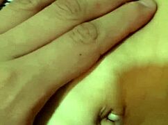 She rides the monster cock until squirting and creampie