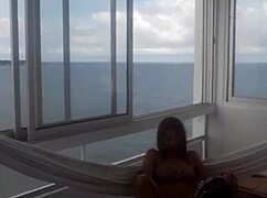 from the start, I lick this petite shaved pussy non-stop, so delicious!