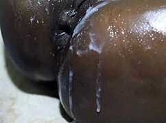 Intense homemade anal creampie with big ass amateur