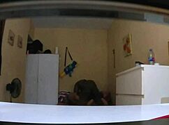 Homemade interracial amateur video with black couple