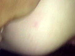 pov creampie fills young blonde's shaved pussy