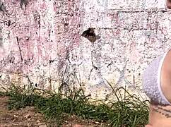 asked the street prostitute how much for a fuck, she said free and led me to the woods for outdoor sex.