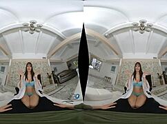 Lexi Luna shows her wet pussy in dry ink scene