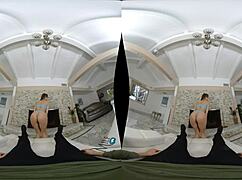 Lexi Luna shows her wet pussy in dry ink scene