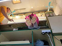 Hey, wanna see this hot 18 yo chick's upskirt on hidden cam at work?