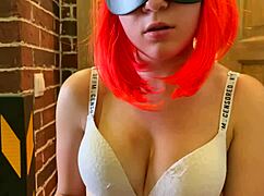 redhead sucks monster cock in pov blowjob