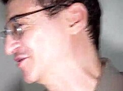 Teen friend gags on monster cock while licking balls