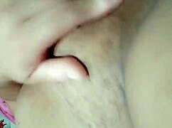 Ever seen a Brazilian babe clean her toy and cum again?