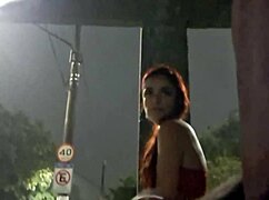 jerking off at bus stop next to girl 😏