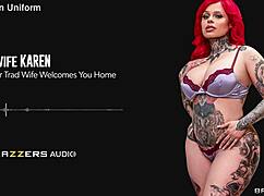 Your trad wife welcomes you home with a big ass blowjob 😘