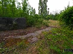 Hunt4k slutty brunette girlfriend gets passionate anal fuck from stranger while cuckold watches