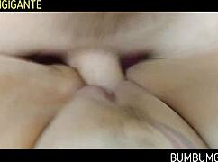 Wife Enjoys Friend While Husband Watches