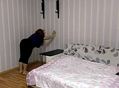 Milf's fitness routine gets interrupted by intense fucking.