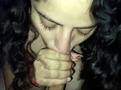 Latina Babyluna939 Swallows Cum in Homemade Blowjob