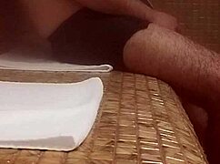 In the SAUNA, a HARD FUCK with HOT LATINA MILF.