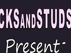 gorgeous busty masseuse gives a sensual blowjob to hunk