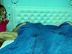 Stepdaughter Sneaks Into Stepfather's Room for Forbidden Fucking.