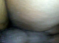 Cum Dripping from Ripped Clothes on Her Ass