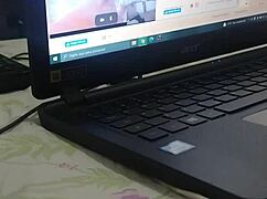 I chat on webcam with friends