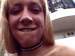 One lucky guy stuffs this twiggy blonde's asshole and cums on her face 😈