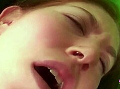 a solo masturbation scene turns into sensual lesbian sex for these two brunettes