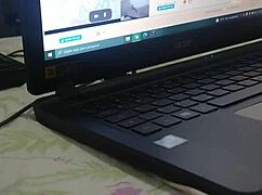 I chat on webcam with friends