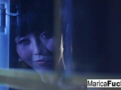 Unbelievable! Japanese Pornstar Marica Hase Strips Down Completely Nude!