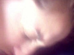 Hey, tattooed whore performs ass to mouth action with friend