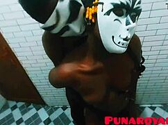 Fat Mother-In-Law Bathes in Bathroom