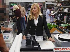Hot Blonde Milf Pounded Hard By Pawn Keeper, Wow!