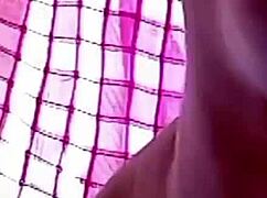 flashing pregnant tits and assfucking with balloon in homemade setting