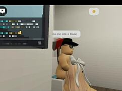 fodendo uma f� no brookhaven at� gozar - roblox