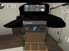 fodendo uma f� no brookhaven at� gozar - roblox